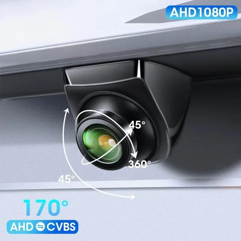 1080P AHD Rear Camera for Vehicle with CVBS Night Vision 12V IP68 Waterproof 170 Degree Fish-eye Lens HD Resistant CM World