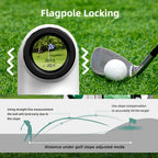 NOHAWK Multi-function Golf Rangefinder, Side Screen Display And Voice Announcement,  Flag Lock Vibration for Golfers And Hunters CM World