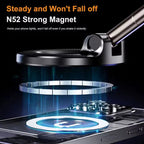 Magnetic Car Phone Holder Foldable Design 360 °     Adjustable Vacuum Mount for Car/Desk/Bathroom/Universal Use CM World
