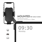 Car Mounted Display Screen Mobile Phone Holder 360 Degree Freely Rotation Foldable Mount Usded for Car Electric Vehicle CM World