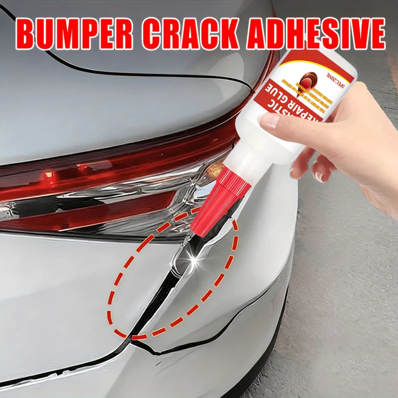 Car Bumper Repair Glue - Special Adhesive for Plastics, Repairs Plastic Parts, Rearview Mirror Base, Repairs Damage and Cracks, Car Body Plastic Adhesive, Strong Special Glue for Universal Welding CM World