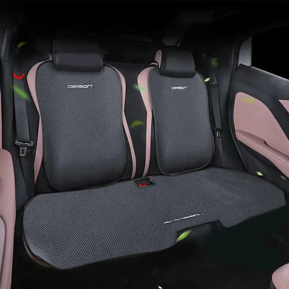 For BYD DOLPHIN MINI BYD SEAGULL 2024 2025 Four Seasons Car Seat Cover Breathable Ice Silk Car Seat Cushion Protector Pad Car Mobile World
