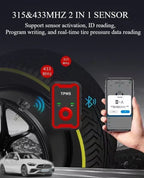 Programable TPMS Sensors 2 in 1 433MHz+315MHz Support Programing with CELL PHONE CM World