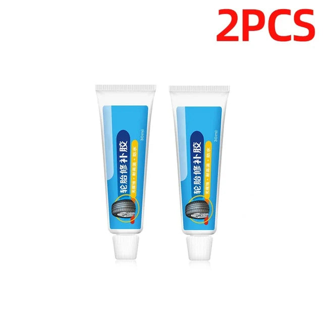 1/2Pcs Tire Repair Black Glue Liquid Strong Rubber Wear-resistant Non-corrosive Adhesive Instant Bond Leather'].,]// CM World