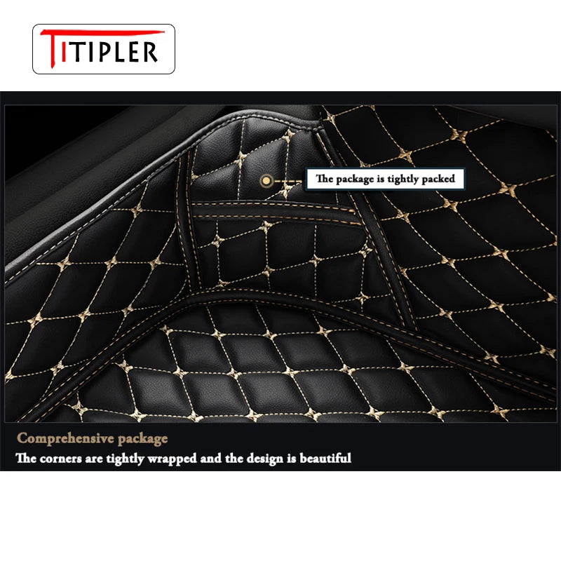 TITIPLER Custom Car Floor Mats For Landrover Discovery LR3 LR4 Auto Carpets Foot Coche Accessorie