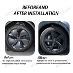 4PCS 19 Inch HubCap for Tesla Model Y Juniper 2025 Hubcap Performance Replacement 19''Crossflow Wheels Cover Full Rim Accessorie CM World