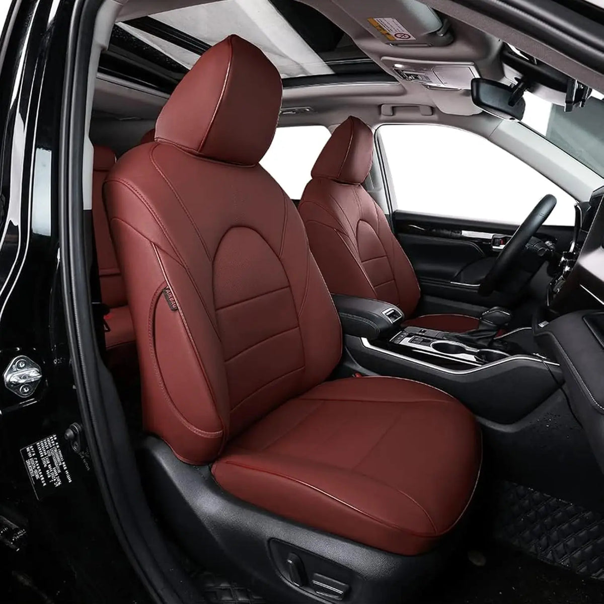EKR Custom Fit Full Set Car Seat Covers For Honda Odyssey 2011-2026 EX/EX-L/Touring/Elite/SE 8 Seats Leather Full Set Seat Protector