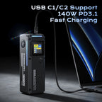 160W Power Bank 27000mAh 140W PD 3.1 USB C Fast Charging External Battery Portable PowerBank for IPhone Laptop Macbook Samsung Car Mobile World
