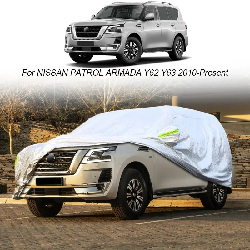 For Nissan ARIYA JUKE KICKS MURANO Pathfinder Patrol Y62 Y63 Qashqai Rogue Terra Rouge Rain Frost Snow Dust Waterproof Car Cover Car Mobile World