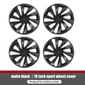 4PCS Hub Cap 19 Inch for Tesla New Model Y Juniper Crossflow Wheels Cover Performance Full Rim Tire Car Accessories 2025 2026