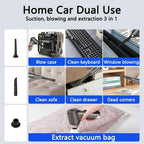 Mi 120000Pa Strong Suction Vacuum Cleaner Portable Handheld Mini Wireless Vacuum Cleaner Home Appliance For Car Home Office Car Mobile World