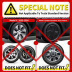 4PCS for Tesla Model Y 2025-2026 Juniper 19 Inch Smooth Style Hubcap Hub Cap Full Rim Cover Replacement Wheel Cap Accessories