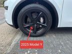 4PCS 25PCS 56mm for Tesla Model 3 Y S/X New Model Y Juniper Car Wheel Center Hub Decorative Caps Badge Lug Nut Protective Cover