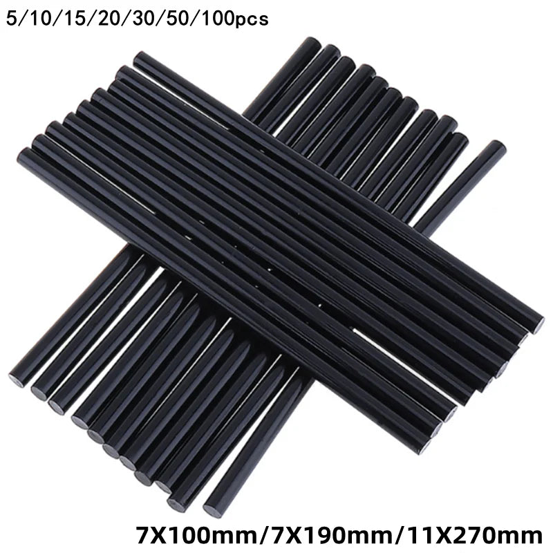 Hot Melt Glue Sticks Body Dent Repair Strong Adhesion Puller Tools Black Melt Glue Stick Paintless Removal Repair Strips CM World