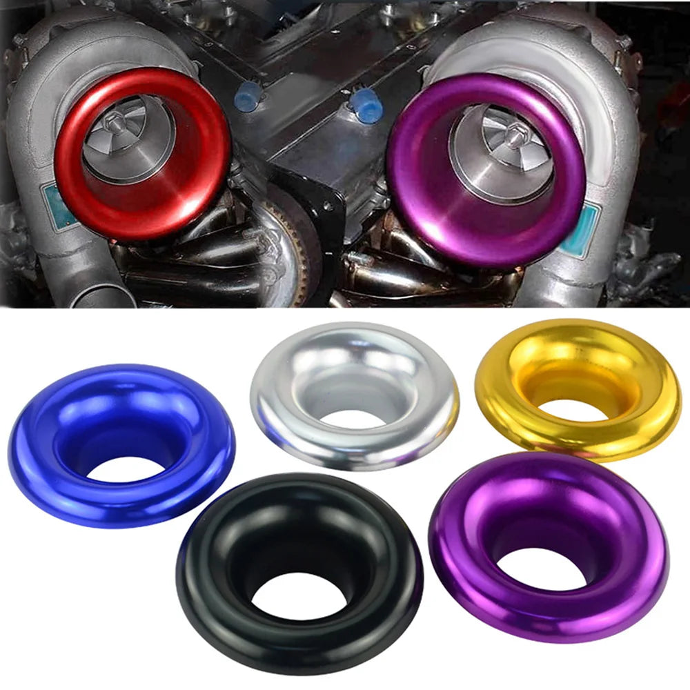 4 Inch Universal Short Bellmouth Velocity Stack Air Intake Turbo Horn Funnel Cover For Car Truck Performance Parts