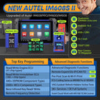 Autel MaxiIM IM608 II Pro IM608S II XP400PRO IMMO Key Programming Tool Car Diagnostic Tool OBD2 Scanner PK IM508 IM508S IM608Pro Car Mobile World