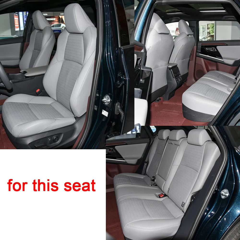 Car Special Seat Covers For Toyota BZ4X 2022 Leather Cushion Full Coverage Full Set Front and Rear Car Seat Cover Accessories