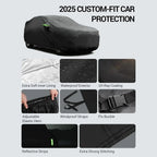 Outdoor Car Covers Custom Fit For Toyota Land Cruiser 2008-2025 Waterproof All Weather For Automobiles Rain Snow Sun Protector Car Mobile World