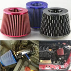 Car Modified 76MM Universal High Flow Mushroom Head Air Filter Air Intake Kit For Automotive Parts Cold Air Intake Air Filter CM World