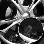4Pcs Knurling Style Tire Valve Cap Aluminum Silver Car Tire Valve Stems Cap Tire Wheel Stem Air Valve Cap tire valve caps CM World