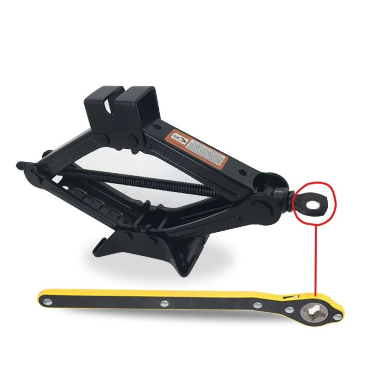 Car Labor-saving Jack Ratchet Wrench Scissor Jack Garage Tire Wheel Lug Wrench Handle Labor-saving Wrench Car Repair Tool CM World