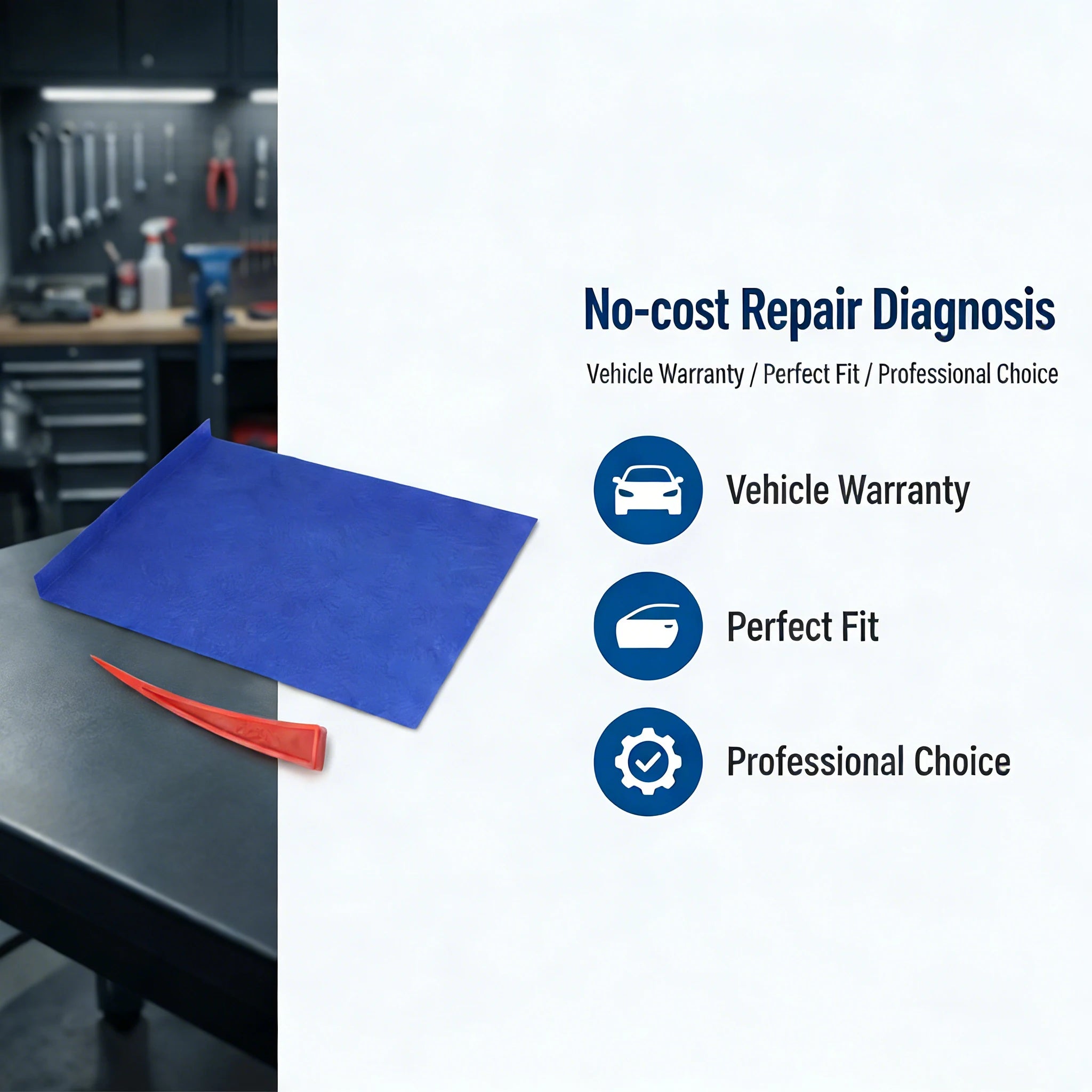 Auto Dent Repair Assistant Guard Plate, Window Glass Protection Board, No-Scratch Tool for Paintless Repair CM World