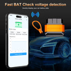 KONNWEI Car OBD2 Diagnostic Tool Bluetooth Connection MAXOBD App View Clear Engine Error Codes Car OBD2 Fault Scanning Tool Car Mobile World