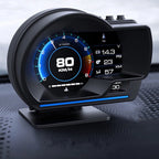 Newest A501 Car Head Up Display OBD2 Smart Car HUD Turbo Gauge Digital Odometer Security Alarm Water&Oil temp RPM Auto Meter CM World