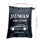 Car Cover Full Exterior Black Auto Cover Sunshade Dustproof Protection With Reflective strips Universal for Hatchback Sedan SUV Car Mobile World