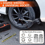 2 Ton Scissor Car Jack with Tire Changing Kit - Emergency Tool for Cars, SUVs, MPVs CM World