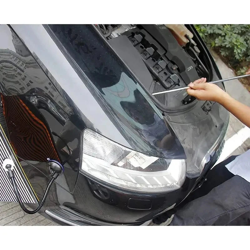 6pcs Car Dent Puller Rod Hooks Hammer Door Dent Ding Hail Fix Removal Repair Tools Maintenance Set Automotive Accessories CM World