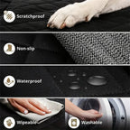 Fabric dog car seat cover, quilted, waterproof, anti slip, suitable for pet height increasing seats in cars, trucks, and SUVs - CM World