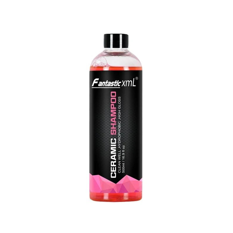Concentrate Car Wash Shampoo with Wax High Gloss Ceramic Soap  Superior Surface Cleanser Automotive Washing Shampoo 500ml CM World