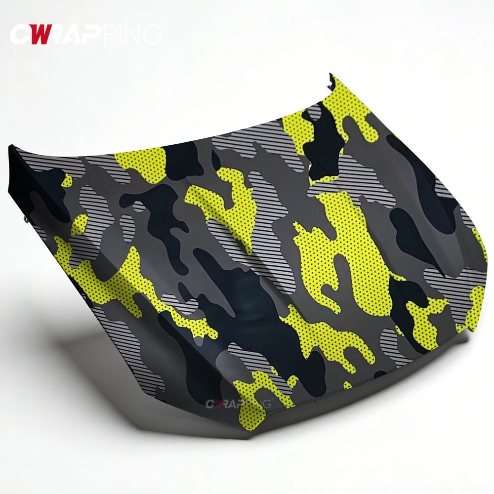 Off-Road Supplies Car Body Films Jeep Camouflage Film Camo Car Wrap Yellow Waterproof Paint Vehicle Decoration Automotive Vinyl Car Mobile World