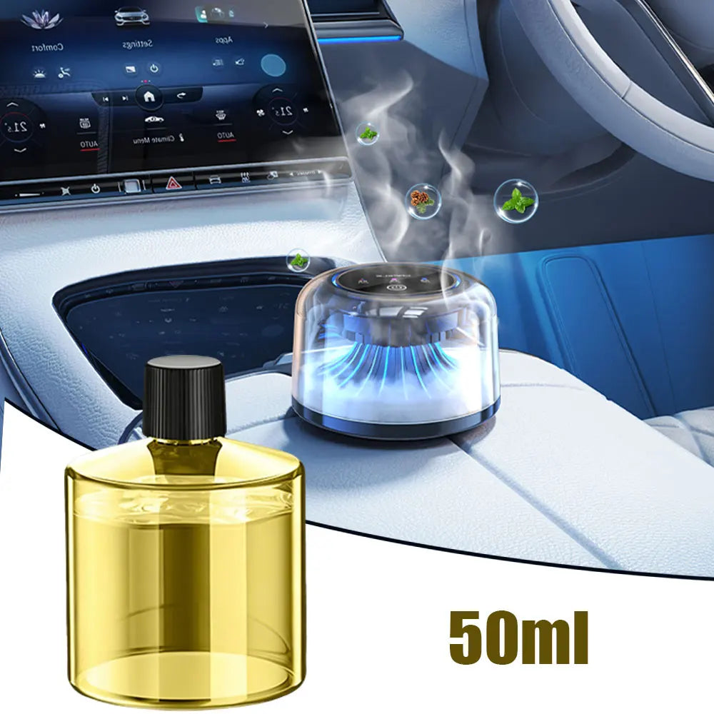 Smart Car Air Freshener Aromatherapy Oil Car Smell Air Scent 50ml Car Automatic Ambient Freshener Perfume Refill Liquid