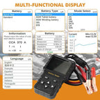 V611B 2026 Car Battery Health Checker Auto Electrician Tool for Assessing Vehicle Battery Condition