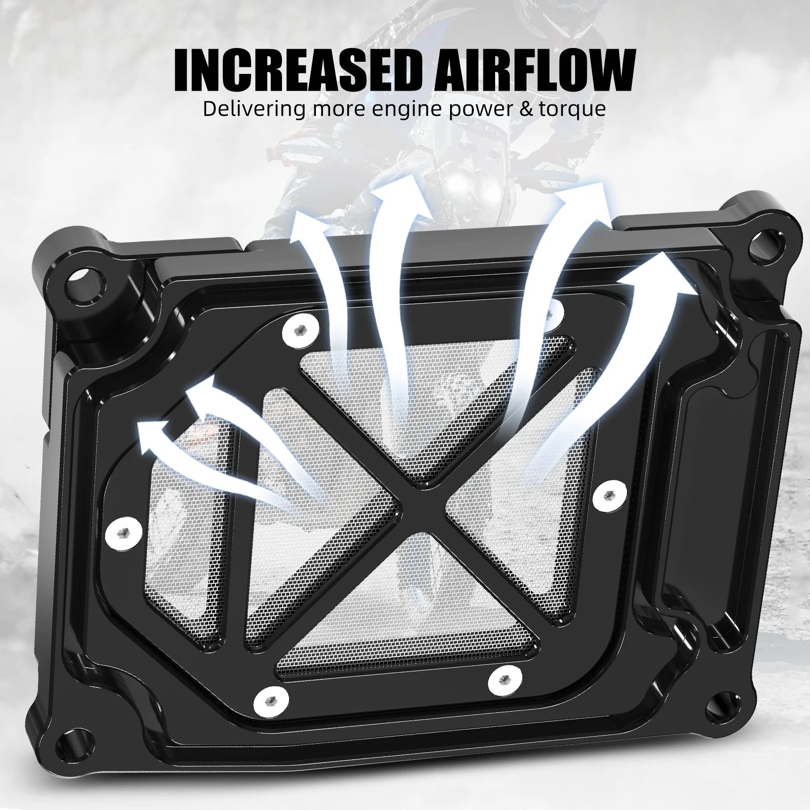 NICECNC For Yamaha Tenere 700 2020-2024 Motorcycle Air Filter Box Cover For Yamaha Tenere 700 XTZ07 XTZ700 2020-2024 CM World