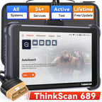 Lifetime Free Update THINKCAR THINKSCAN 689 OBD2 Diagnostic Tool DOIP CANFD Bi-directional ECU Coding 34 Resets Car Mobile World