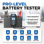 TOPDON BT300P 12V Car Battery Tester with Printer Battery Load Test for Motorcycle Auto Charging Cranking Battery Analyzer