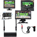 2 in 1 LCD CCD Parking Car Rear view Camera Reverse with 4.3/5/7 inch Monitor Screen for Truck Bus Security Night Vision CM World