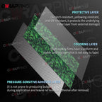 DIY Car Adhesive Vinyl Film for Motorcycle Vinyls Skull Texture Car Wraps Full Body Covering Waterproof Automotive Sticker Wrap Car Mobile World