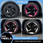 4PCS 19Inch Hub Cap for Tesla Model Y Juniper 2025 Performance Wheel Hubcap Right&Left Wheel Cap Full Rim Cover Car Accessories CM World