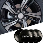 4pcs With Logo Car Wheel Center Hub Caps Emblem Sticker Decals For Lynk&Co 01 05 09 02 Lynk Co 03 EM-F 06 Phev car Accessories