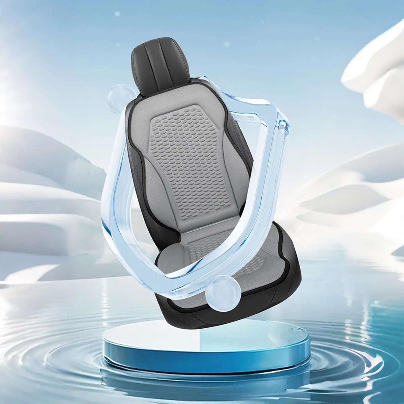 Summer Cooling Seat Cushion Breathable Car Seat Covers Bump Massage Automobiles Seat Cover Universal Seat Protector Pad Car Mobile World