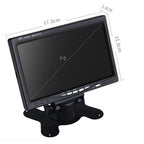 2 in 1 LCD CCD Parking Car Rear view Camera Reverse with 4.3/5/7 inch Monitor Screen for Truck Bus Security Night Vision CM World