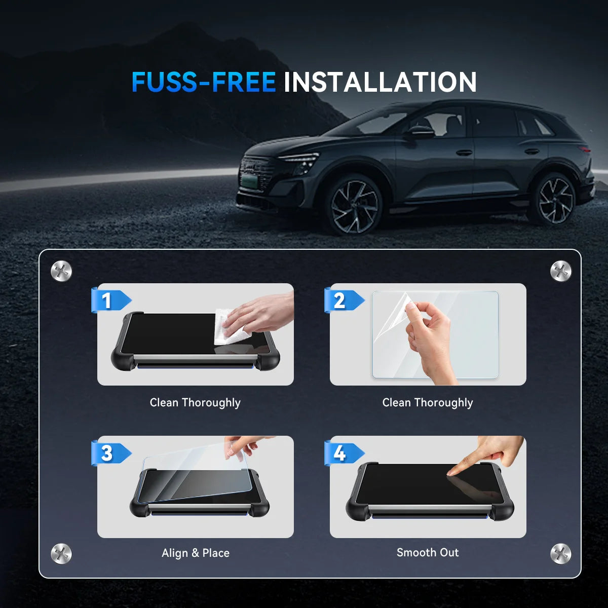 Tempered Glass Screen Protector For THINKCAR Thinkscan 689BT MUCAR 892BT MUCAR VO8 8 inch Diagnostic Tool 9H Screen Protection Car Mobile World