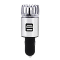 Car Air Purifier Mini Negative Ion Purifier Dual USB Car Charger USB Car Air Freshener Air Purifier Oxygen Bar Air Freshener CM World