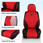 EKR Deluxe 7/8-Seat Car Seat Covers Universal Fit for SUV Minivans MPV Highlander Pilot Sienna 4Runner Santa Fe Chevrolet Suburban Waterproof Wear-Resistant Full-Coverage Car Interior Upgrade Protectors with 2-Year Warranty