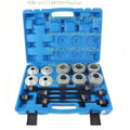 28Pcs Universal Iron Sleeve Bushing Tool Kit, Auto Bushing Disassembly Assembly Tool