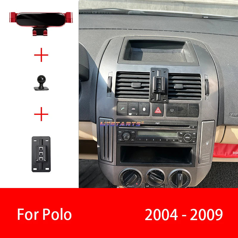 Car Phone Holder Mobile Mount Stand For Volkswagen Polo 2004-2023 Adjustable GPS Special Navigation Bracket Accessories CM World